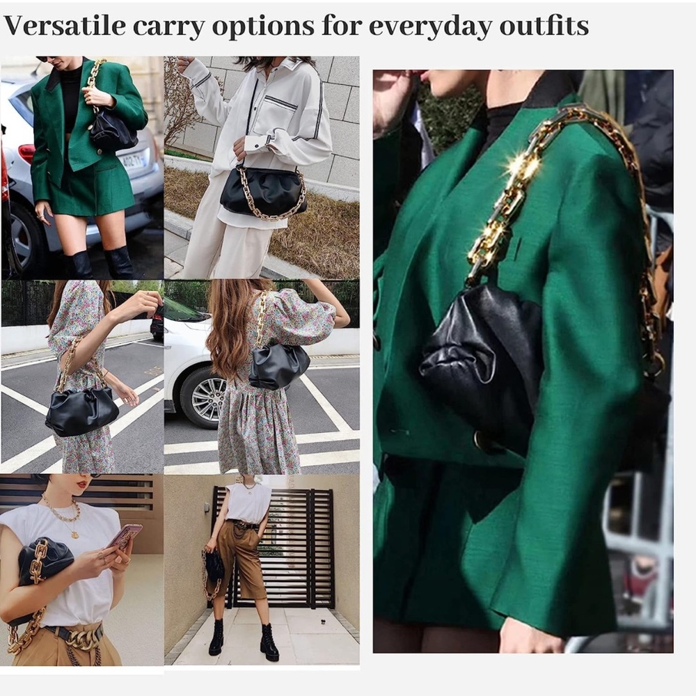 Chunky Chain Shoulder/Crossbody Bag - Picture 2 of 7